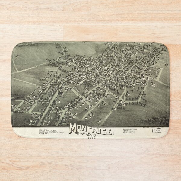 Item preview, Montrose, Pennsylvania (1890) designed and sold by allhistory.
