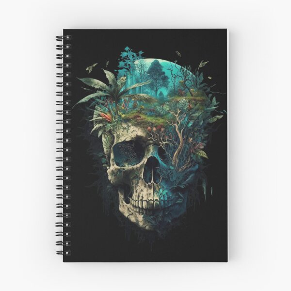 Item preview, Skull in the Jungle designed and sold by Agness Walocha.