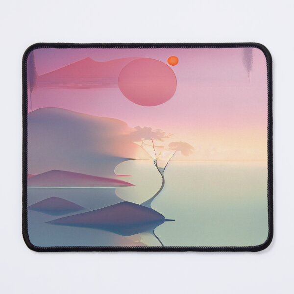 Artikelvorschau, Abstract Lakeside View 2, Entspannung und Ruhe entworfen und verkauft von WorryStnDesign.