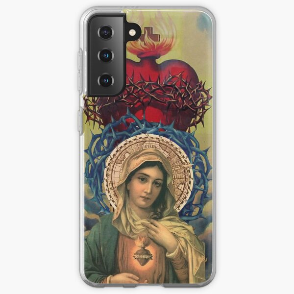 Virgin Mary with the Sacred Heart of Jesus Samsung Galaxy Soft Case