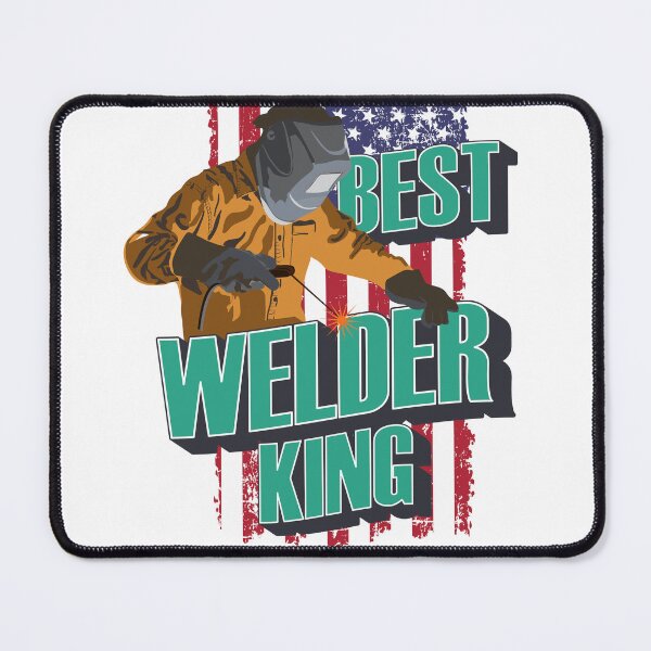 Item preview, Best welder king USA flag designed and sold by HomeCoquette.