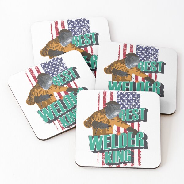 Item preview, Best welder king USA flag  designed and sold by HomeCoquette.
