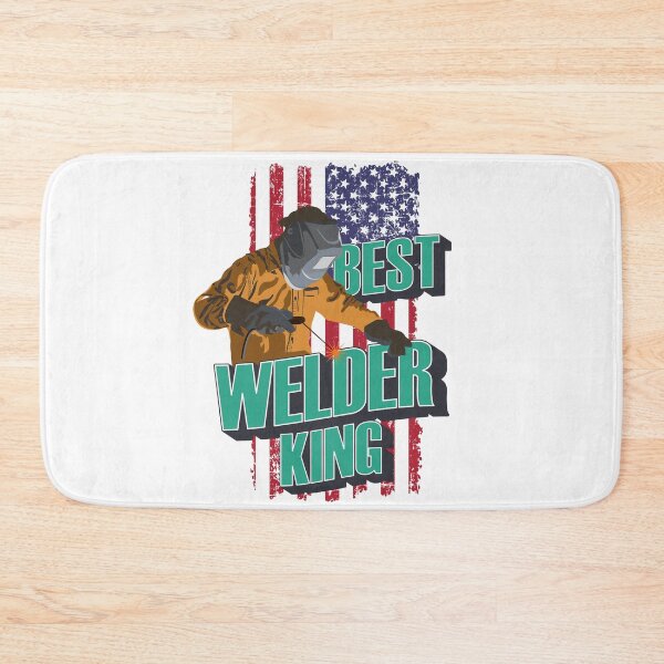 Item preview, Best welder king USA flag  designed and sold by HomeCoquette.