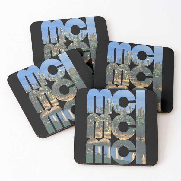 Item preview, Kansas City, Missouri MCI Cityscape Dusk Repeating Pattern designed and sold by CrabbyLobster.