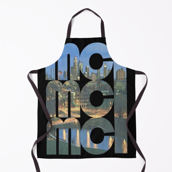 Item preview, Kansas City, Missouri MCI Cityscape Dusk Repeating Pattern designed and sold by CrabbyLobster.