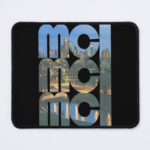 Item preview, Kansas City, Missouri MCI Cityscape Dusk Repeating Pattern designed and sold by CrabbyLobster.