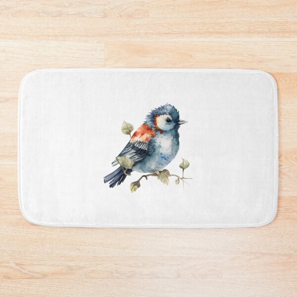 Item preview, Bird on a branch, cute watercolor designed and sold by NadiiaSemyroz.