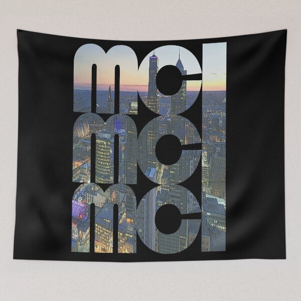 Item preview, Kansas City, Missouri MCI Cityscape Night Repeating Pattern designed and sold by CrabbyLobster.