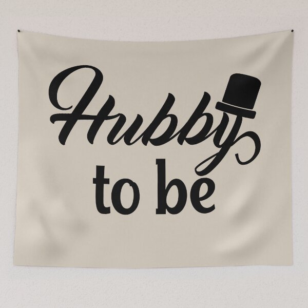 Item preview, Hubby to be  [black print] designed and sold by Blended Designs ⭐⭐⭐⭐⭐.
