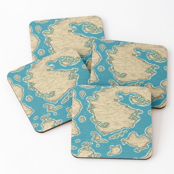 Item preview, Throw Pillow With An Ancient Imaginary Map Illustration designed and sold by Sowari-Pillows.