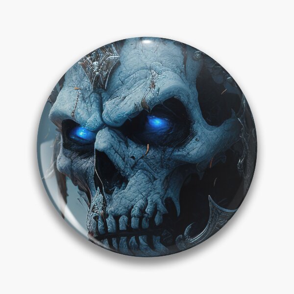 Item preview, King of skeletons face portrait designed and sold by RK - Shop.