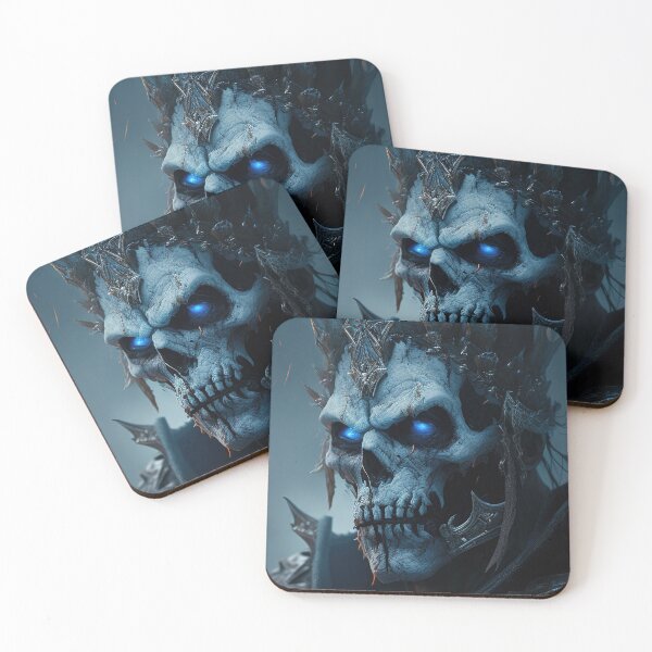 Item preview, King of skeletons face portrait designed and sold by RK - Shop.