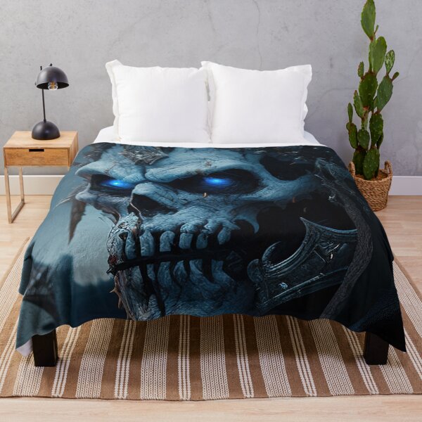 Item preview, King of skeletons face portrait designed and sold by RK - Shop.