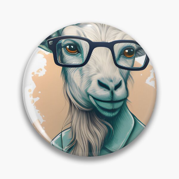 Item preview, Hipster Goat! designed and sold by HomesteadHC.