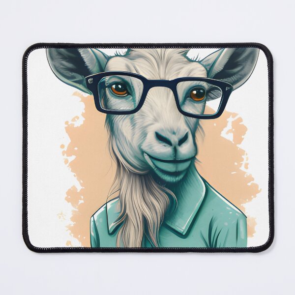 Item preview, Hipster Goat! designed and sold by HomesteadHC.
