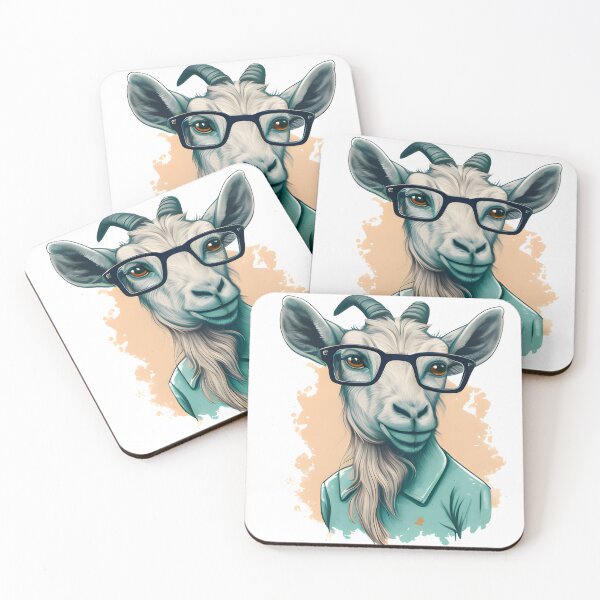 Item preview, Hipster Goat! designed and sold by HomesteadHC.