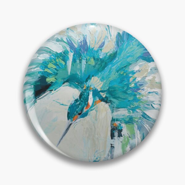 Item preview, The Swooping Kingfisher designed and sold by ArtistKateField.