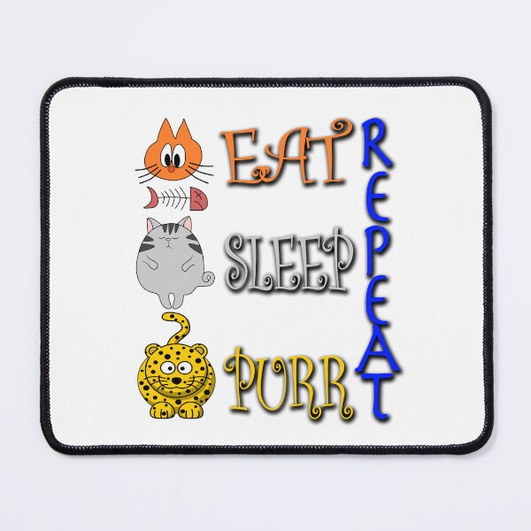 Item preview, Eat Sleep Purr Repeat designed and sold by likbatonboot.