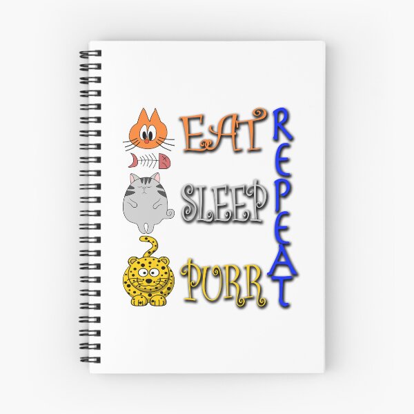 Item preview, Eat Sleep Purr Repeat designed and sold by likbatonboot.