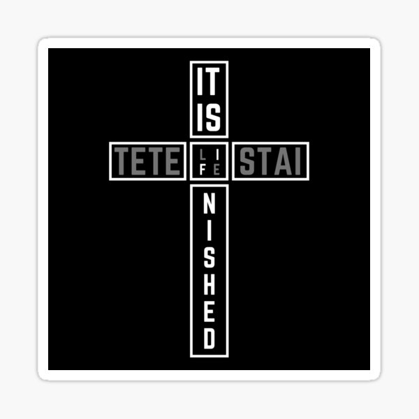 Artikel-Vorschau von Tetelestai, designt und verkauft von OneWordDesign.