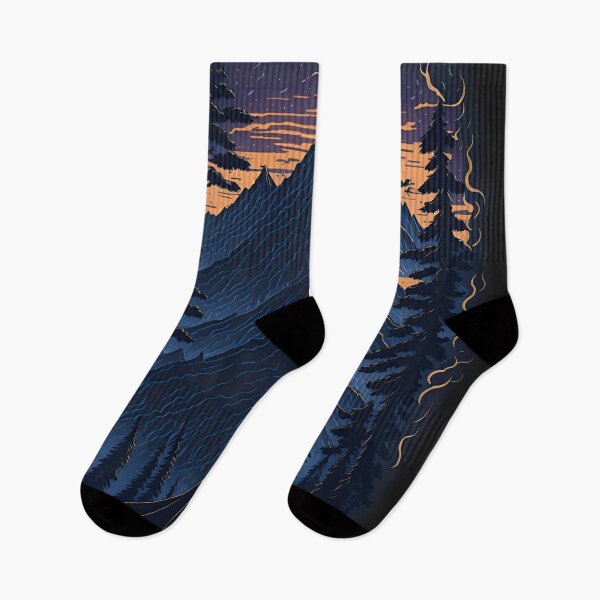 Item preview, Camping under the Epic Sunset with Mountain View designed and sold by AndyNgn.