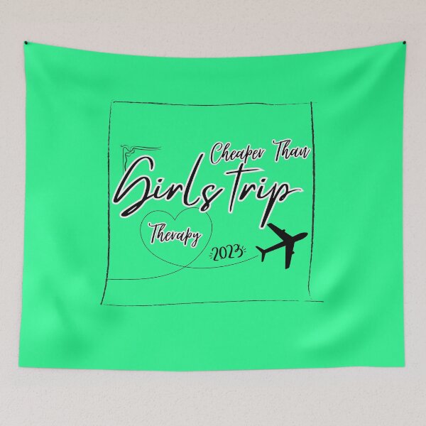 Item preview, Girls Trip Cheaper Than Therapy Shirt Girls Vacation Shirt designed and sold by CREATIVELEANS ⭐️⭐️⭐️⭐️⭐️.