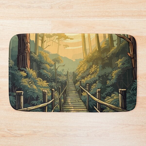 Item preview, A walkway in the forest designed and sold by KMSpace.