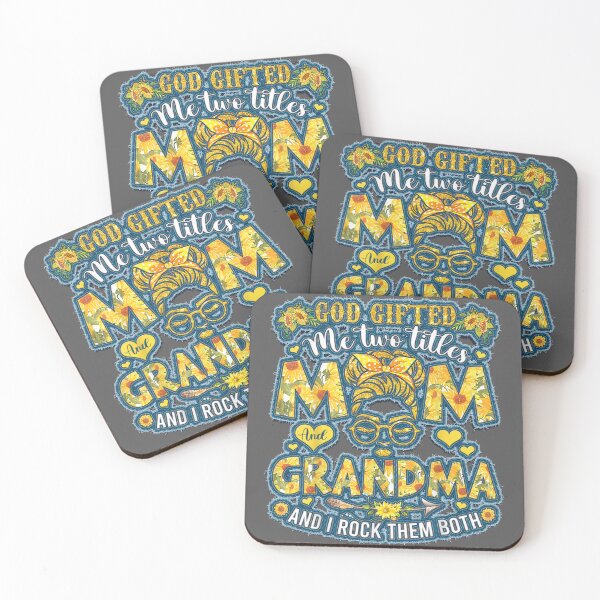 Item preview, Goded Me Two Titles Mom And Grandma Happy Mother's Day designed and sold by yadakif78.