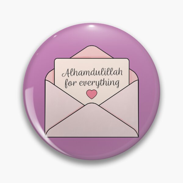Item preview, Alhamdulillah For Everything - Pink designed and sold by agoodworddesign.