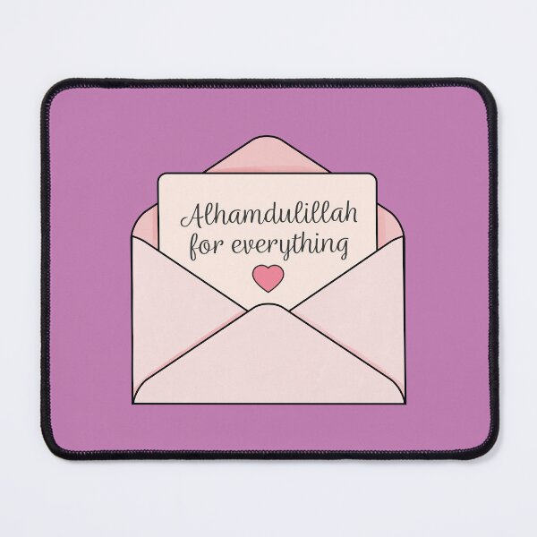 Item preview, Alhamdulillah For Everything - Pink designed and sold by agoodworddesign.