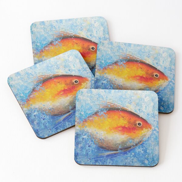 Item preview, yellow fish designed and sold by Eric BRUNI.