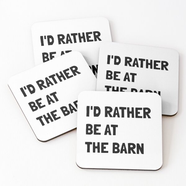 Item preview, I'd Rather Be At The Barn, Gift For Horse Owner, Horse Trainer Gift,Horse Rescue, Barn Girl, Horse ,Horse Girl,Country Farm Girl  designed and sold by shop-dk.