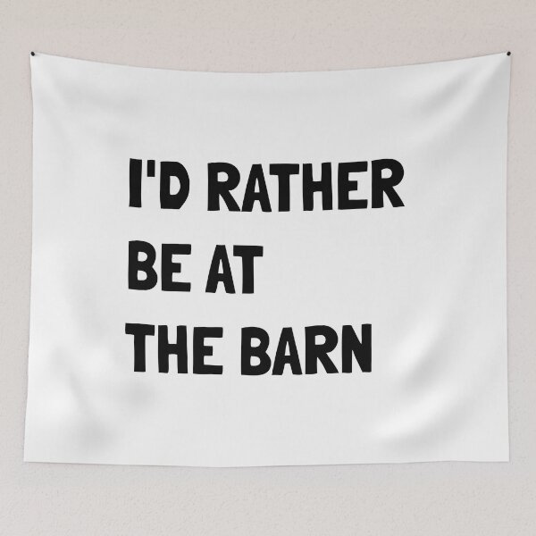 Item preview, I'd Rather Be At The Barn, Gift For Horse Owner, Horse Trainer Gift,Horse Rescue, Barn Girl, Horse ,Horse Girl,Country Farm Girl  designed and sold by shop-dk.