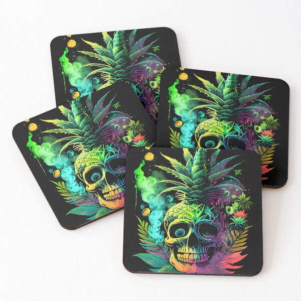 Item preview, Trippy Pineapple Skull designed and sold by MindWave THC.