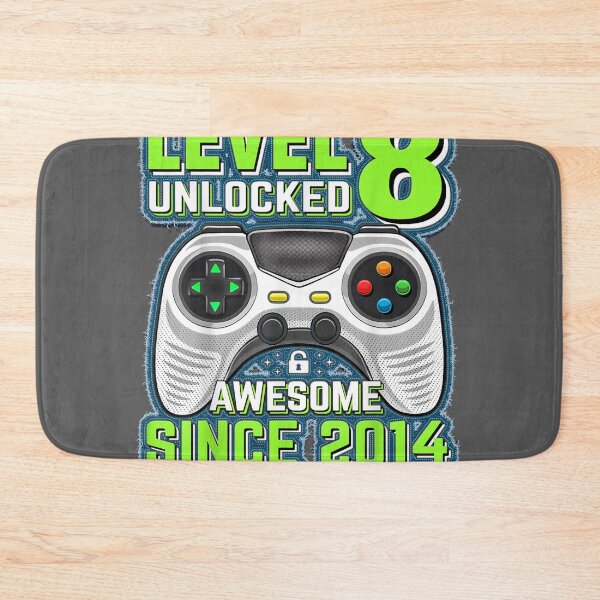 Item preview, level 8 unlocked awesome 2014 video game 8th birthday designed and sold by yadakif78.