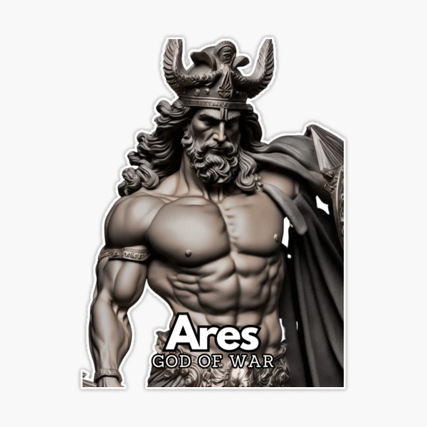 Ares Vinyl Wall Decal God of War Ancient Greece Greek Mythology
