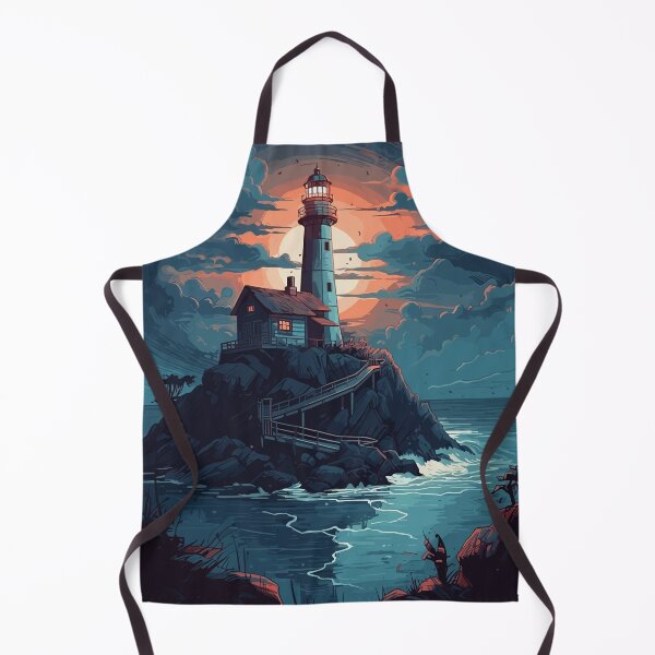 Item preview, The lighthouse at night designed and sold by KMSpace.