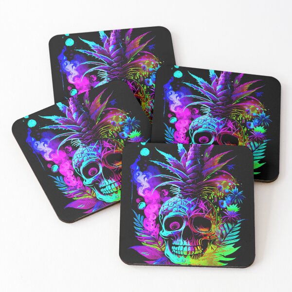 Item preview, Trippy Pineapple Skull designed and sold by MindWave THC.