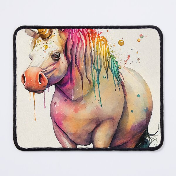 Item preview, Chubby unicorn colors fat designed and sold by JBJart.