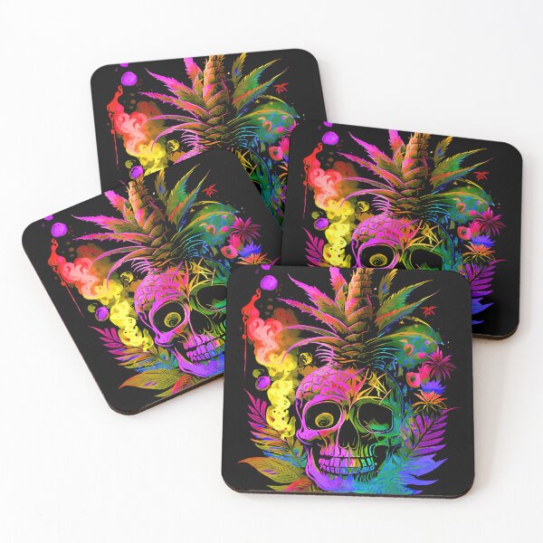 Item preview, Trippy Pineapple Skull designed and sold by MindWave THC.