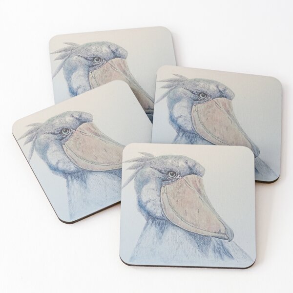Item preview, Shoebill's first portrait designed and sold by ShoebillArt.