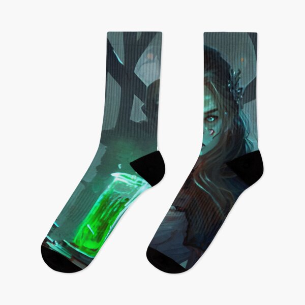 Item preview, Sorceress brewing something up designed and sold by Midnight Merchandise Shop.