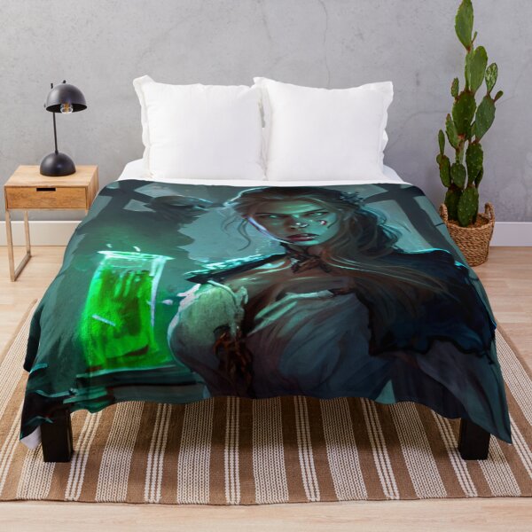 Item preview, Sorceress brewing something up designed and sold by Midnight Merchandise Shop.