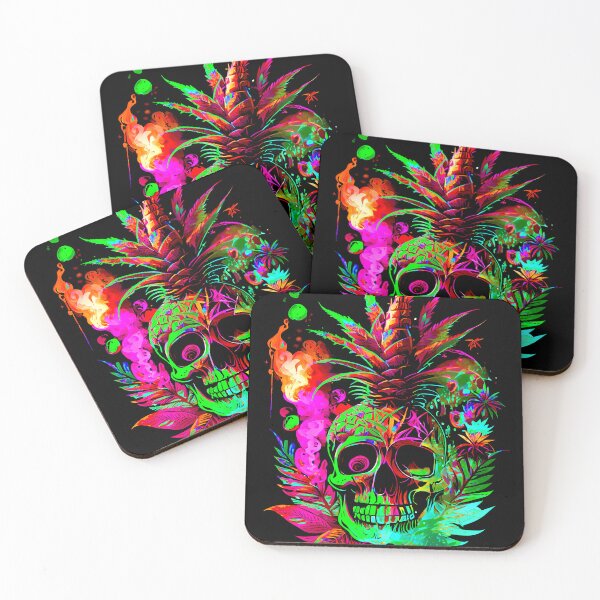 Item preview, Trippy Pineapple Skull designed and sold by MindWave THC.