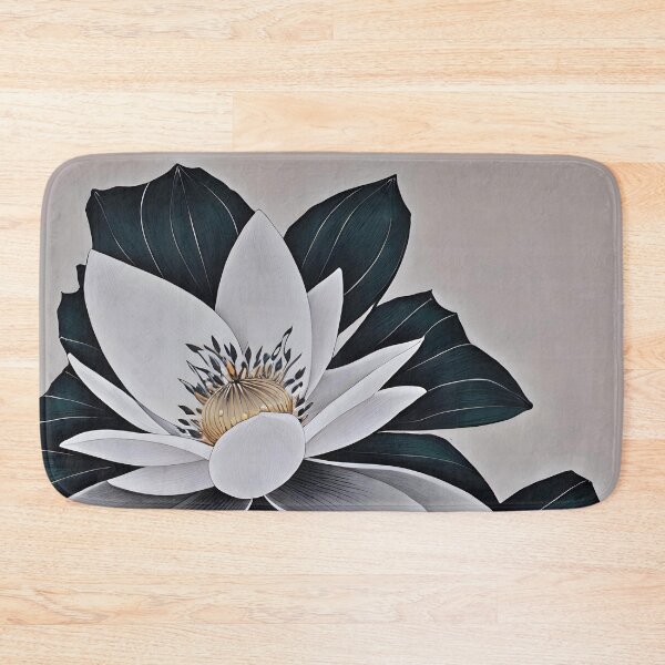 Item preview, Lotus 4, Black and white designed and sold by christineiris.