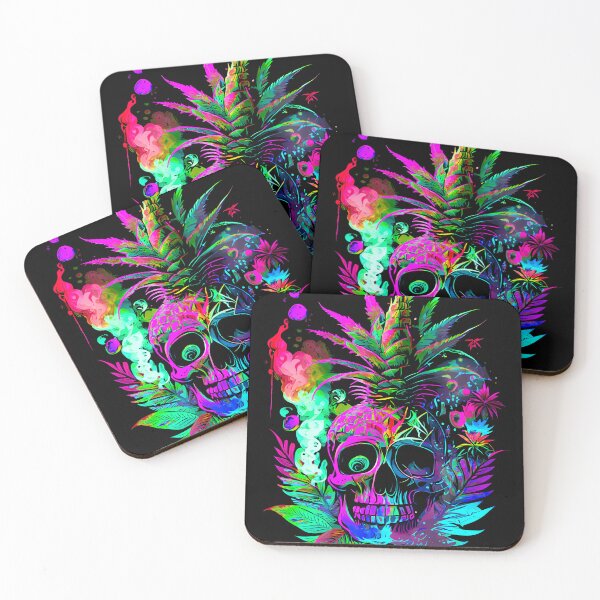 Item preview, Trippy Pineapple Skull designed and sold by MindWave THC.