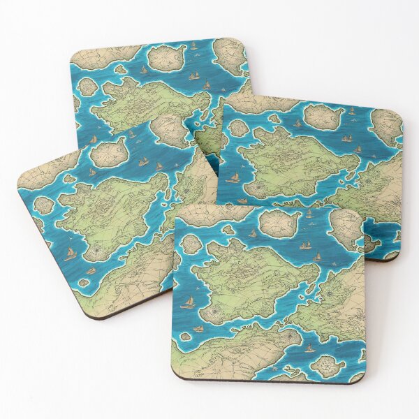 Item preview, Ancient Imaginary Map Illustration Throw Pillow designed and sold by Sowari-Pillows.