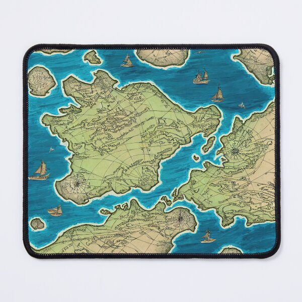 Item preview, Ancient Imaginary Map Illustration Throw Pillow designed and sold by Sowari-Pillows.