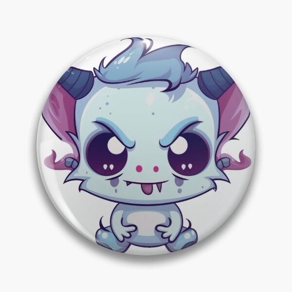 Item preview, Chibi Evil Creature - Cute Creature Sticker designed and sold by Reimagining  Images.