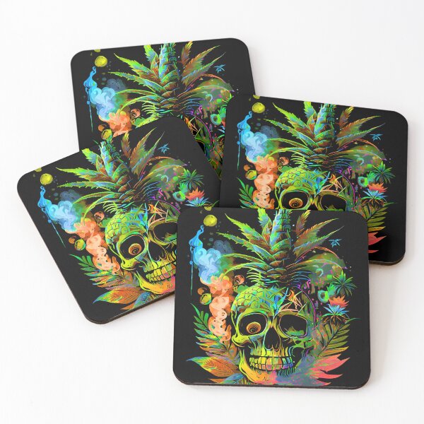 Item preview, Trippy Pineapple Skull designed and sold by MindWave THC.